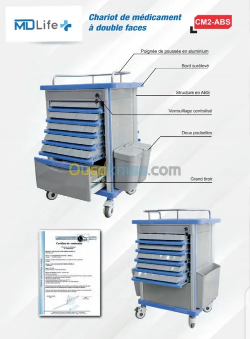 Lit D'hôpital Équipements-Mobilier 