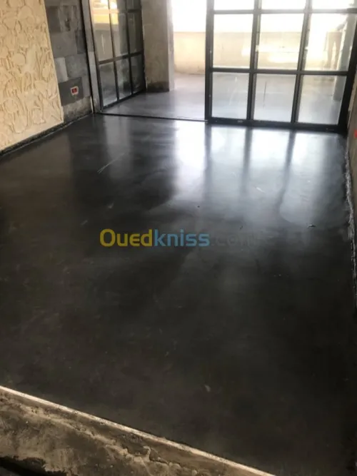 Beton ciré anti dérapent 