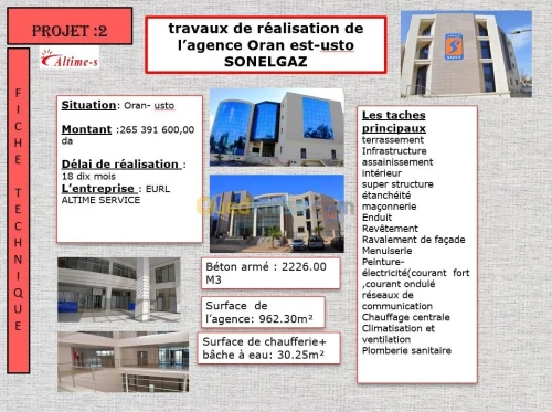 Réalisation, Etudes et Suivis.
