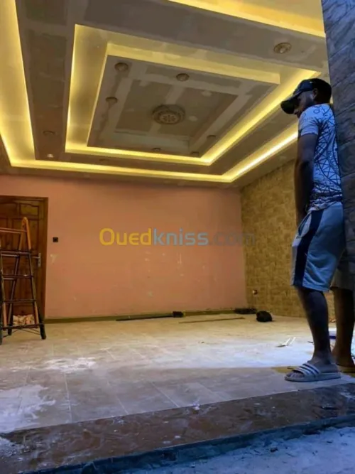 Placo plâtre décoration