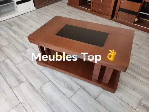 Table TV tendance en bois hêtre