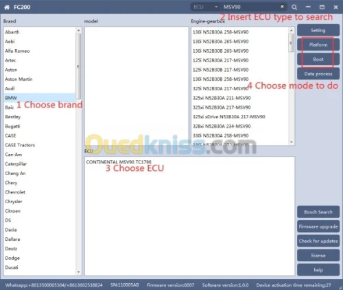 CG FC200 FULL ORIGINAL+LISENCE DENSO/DELPHI CHINA MTXX+MPC5XX +1ANS MAJ