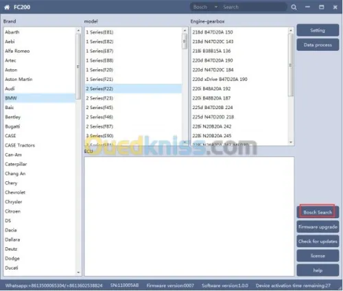 CG FC200 FULL ORIGINAL+LISENCE DENSO/DELPHI CHINA MTXX+MPC5XX +1ANS MAJ