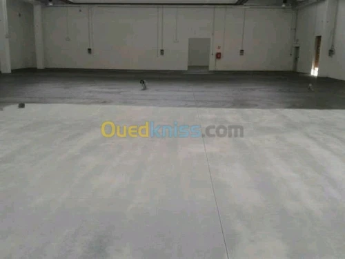 Ponçage de béton et résine epoxy