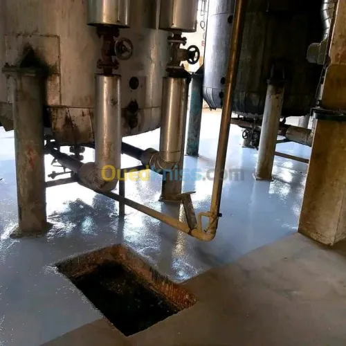 Ponçage de béton et verni et epoxy 