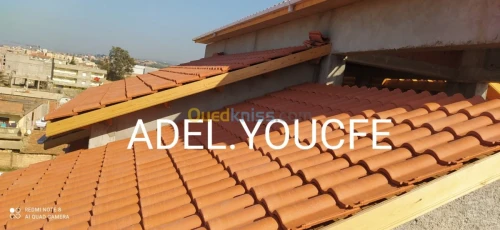 Charpente en bois (greniers, tuiles...