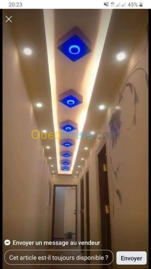 Decor placo platre B13 pvc 