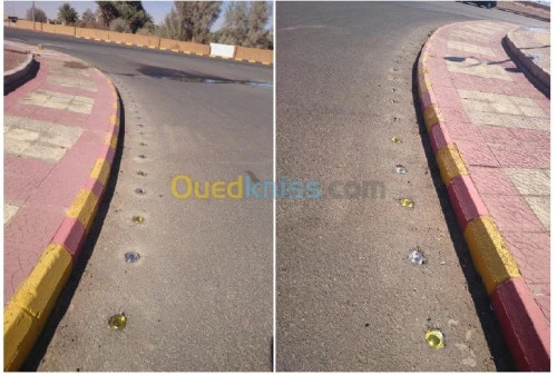 زجاج الطرقات للإضاءة GLASS ROAD STUD