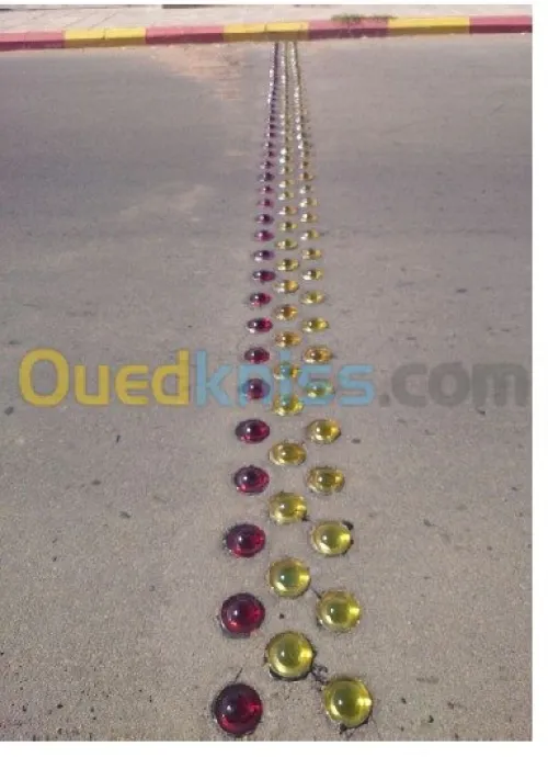 زجاج الطرقات للإضاءة GLASS ROAD STUD