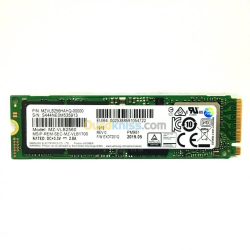 Disque Dure HDD 500GB To 2TB / 256 SSD