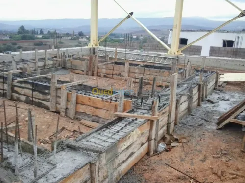 coffrage ferraillage bétonnage 