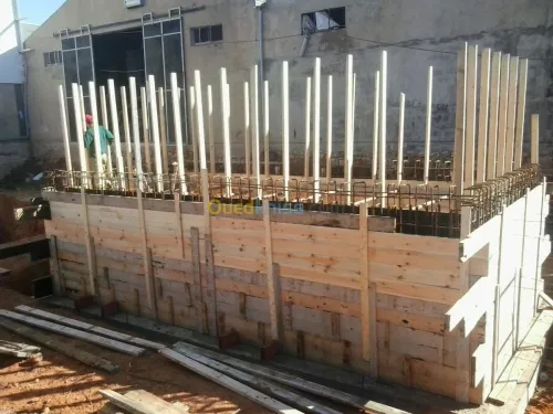 coffrage ferraillage bétonnage 