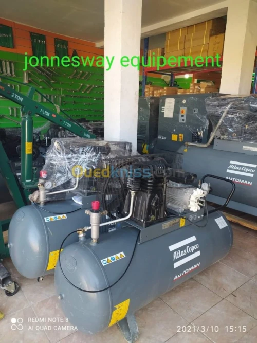Compresseur atlas copco (toutes la ga)
