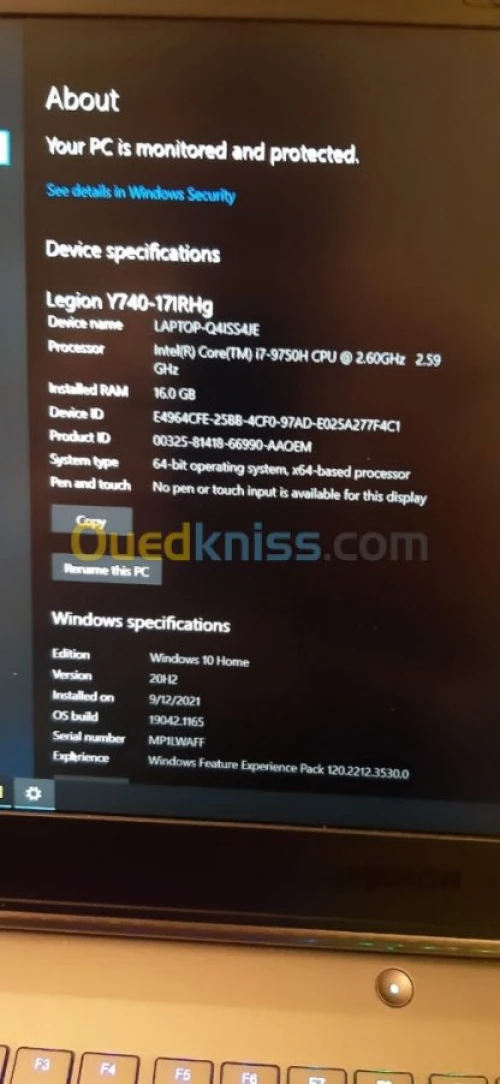 Lenovo Legion Y740 i7-9/16/1T/17.3/RTX