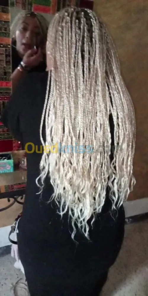Tresse africaine et pose de extension