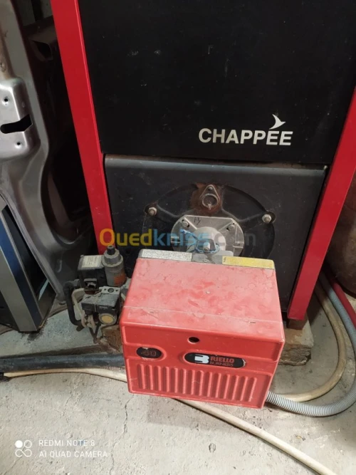 Chaudière chappee avec 10 radiateur