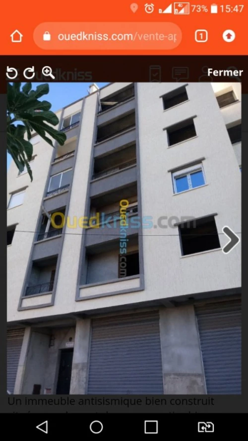 Vente Appartement F3 Tizi ouzou Tizi ouzou