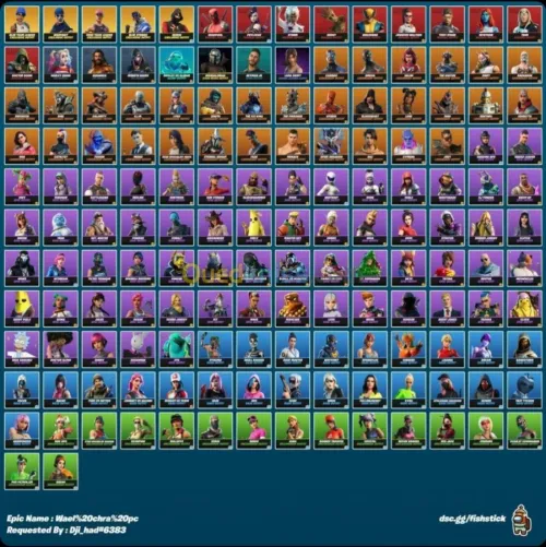 conte fortnite rare 160 skin + stw