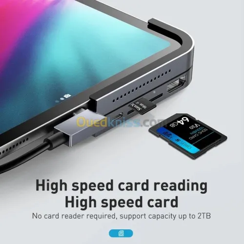 Baseus HUB  6 in 1 USB C To USB 3.0