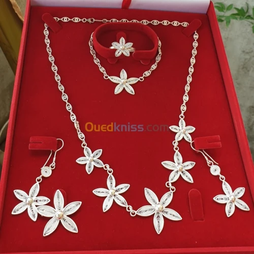 Parures en argent 925 filigrane 