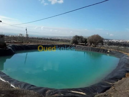 Geo membrane  bassin et geosynthetique