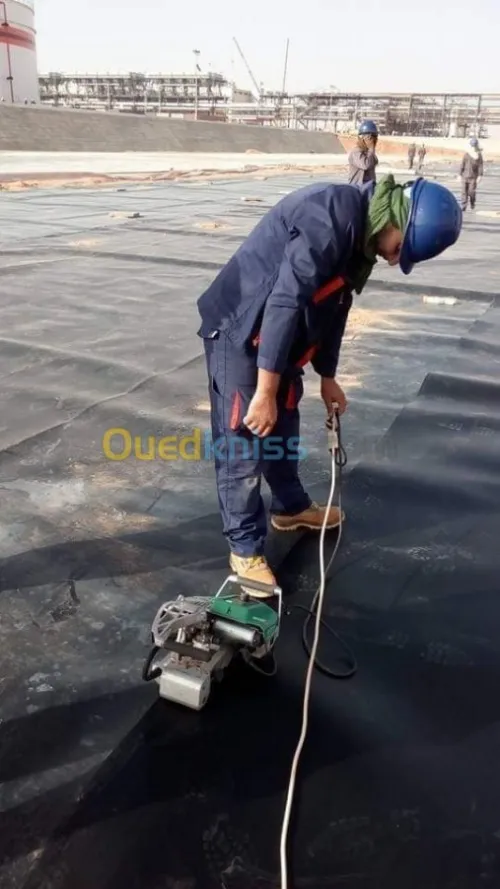 Geo membrane  bassin et geosynthetique
