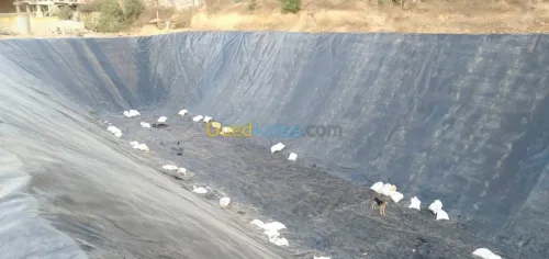 Geo membrane  bassin et geosynthetique