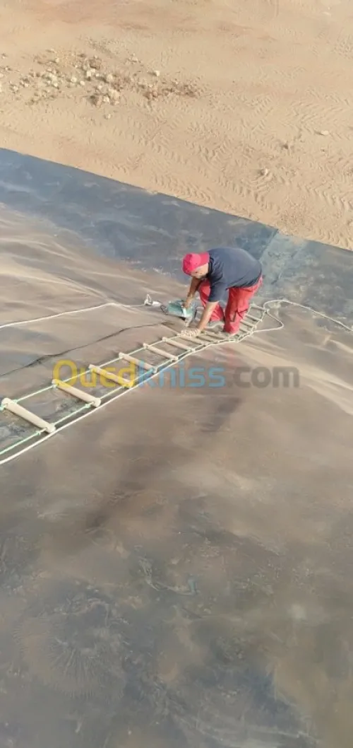 Geo membrane  bassin et geosynthetique