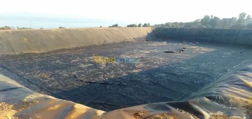 Geo membrane  bassin et geosynthetique