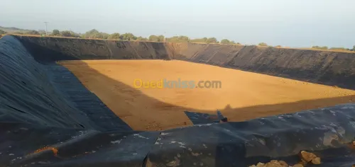 Geo membrane  bassin et geosynthetique