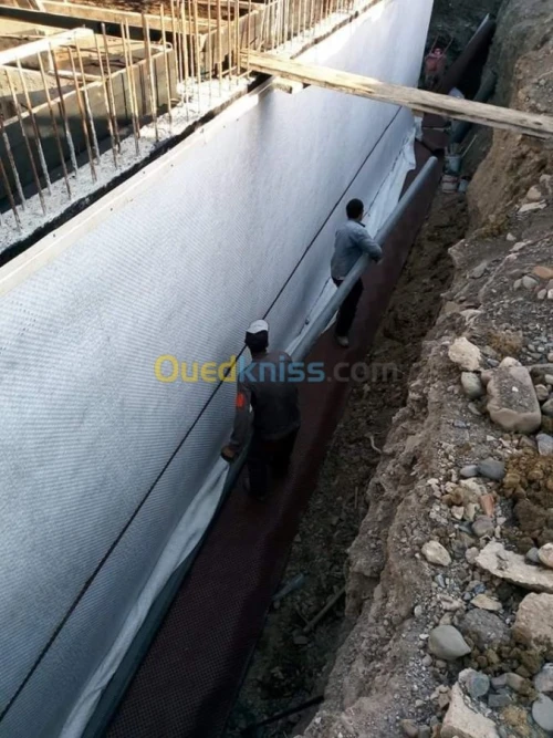 Geo membrane  bassin et geosynthetique