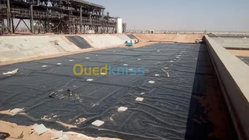 Geo membrane  bassin et geosynthetique