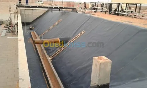 Geo membrane  bassin et geosynthetique
