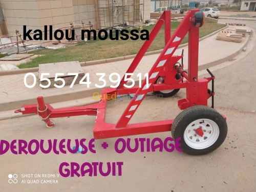 Dérouleuse  de cable