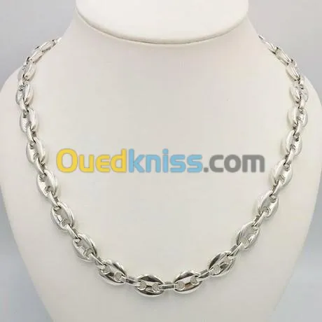 Chaîne grain de café argent 20g  