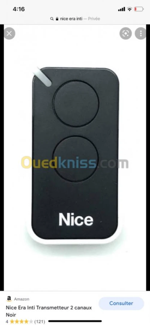 Nice télécommande 