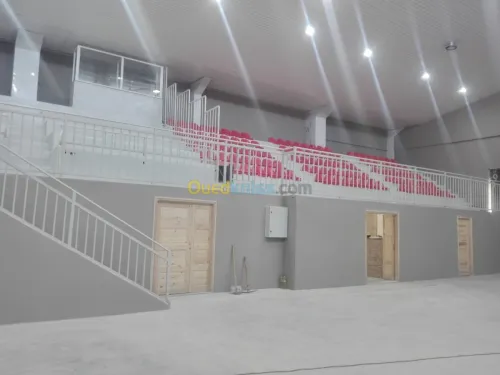 Charpente métallique.