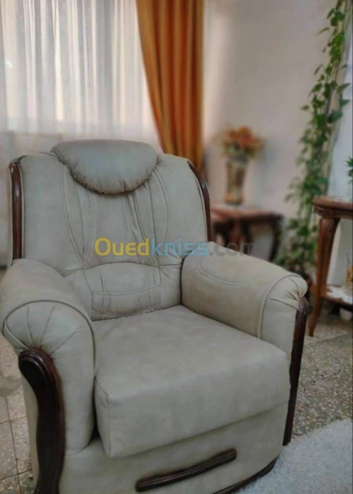 Fauteuil royal beige 