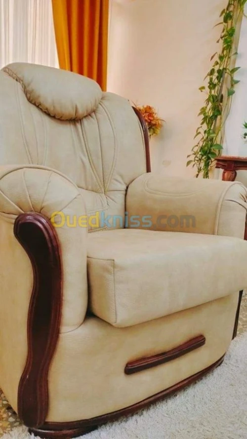 Fauteuil royal beige 