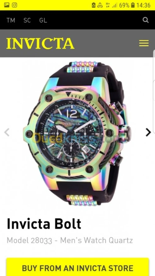 INVECTA Pro Diver 28033 men's watch 