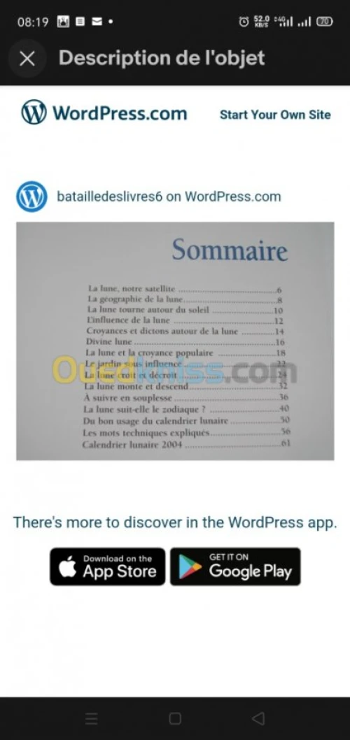 Lune et jardin de  Rosenn Le Page