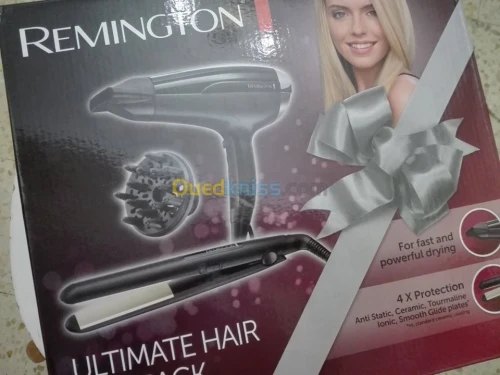 coffret sechoir et lisseur remington