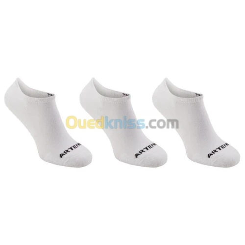 CHAUSSETTES Decathlon SPORTS DE RAQUETTES BASSES ENFANT ARTENGO RS 100 BLANC LOT DE 3