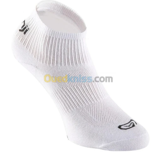 Chaussettes Decathlon de running run100  x3 Blanc / Noir