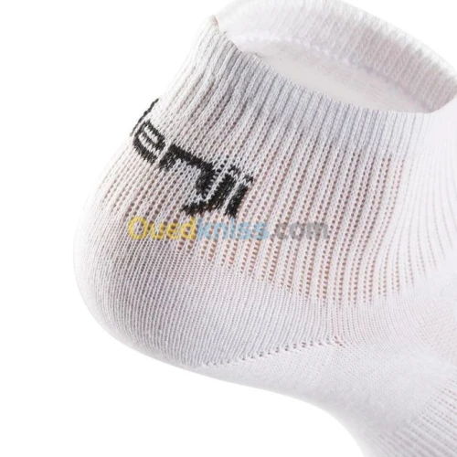 Chaussettes Decathlon de running run100  x3 Blanc / Noir