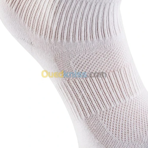 Chaussettes Decathlon de running run100  x3 Blanc / Noir