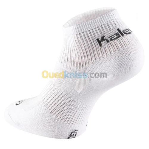 Chaussettes Decathlon de running run100  x3 Blanc / Noir