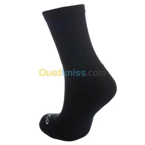 CHAUSSETTES DECATHLON DE SPORT HAUTES RS 100 BLANCHE / NOIRE : LOT DE 3