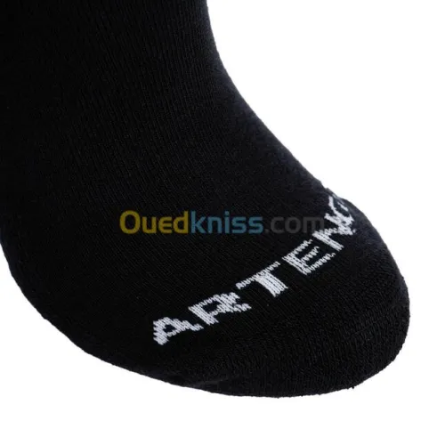 CHAUSSETTES DECATHLON DE SPORT HAUTES RS 100 BLANCHE / NOIRE : LOT DE 3
