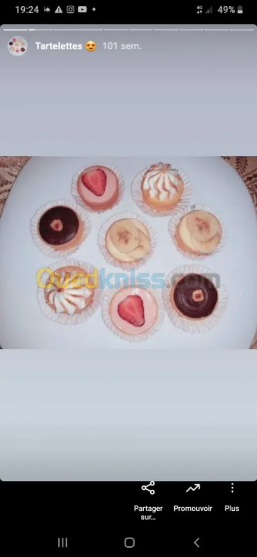 Gâteaux sur commande 
